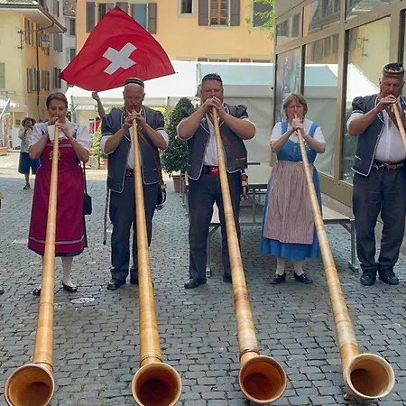 Montreux Center With View And Direct Access Appartamento