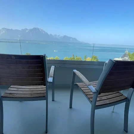 Appartamento Montreux Center With View And Direct Access Veytaux