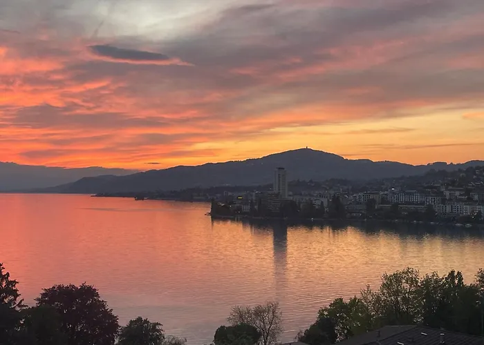 Montreux Center With View And Direct Access Apartment