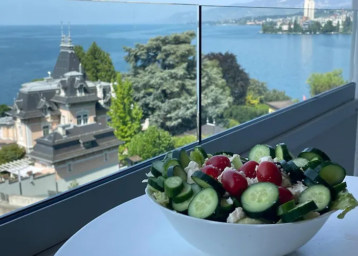 Appartement Montreux Center With View And Direct Access Veytaux